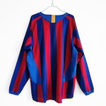 Camisolas de futebol FC Barcelona Retro Equipamento Principal 2005-2006 Manga Comprida